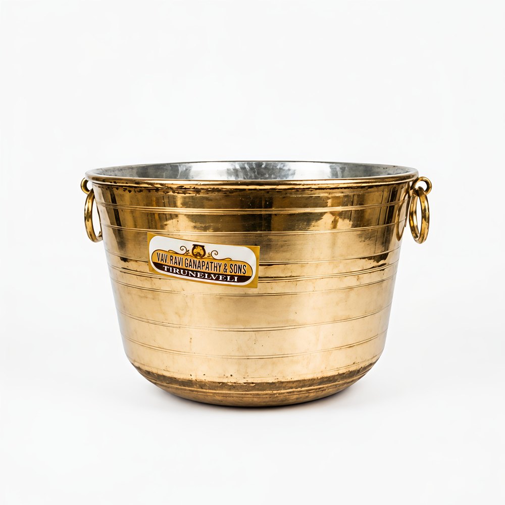 VAVR brass annai bucket
