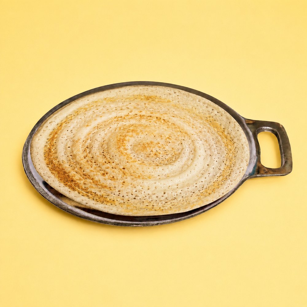 Dosa on aluminium tawa