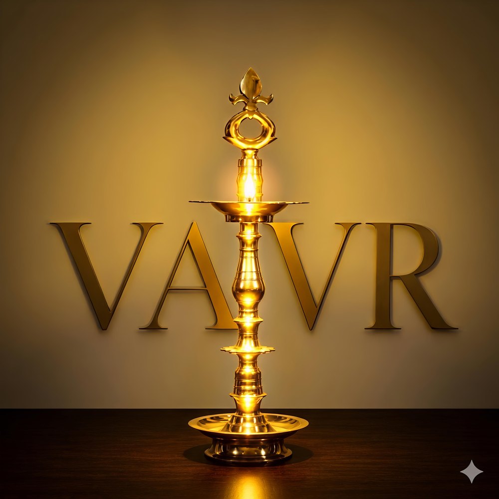 VAVR brass kuthu vilakku
